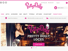 Tablet Screenshot of pretty-dolly.com